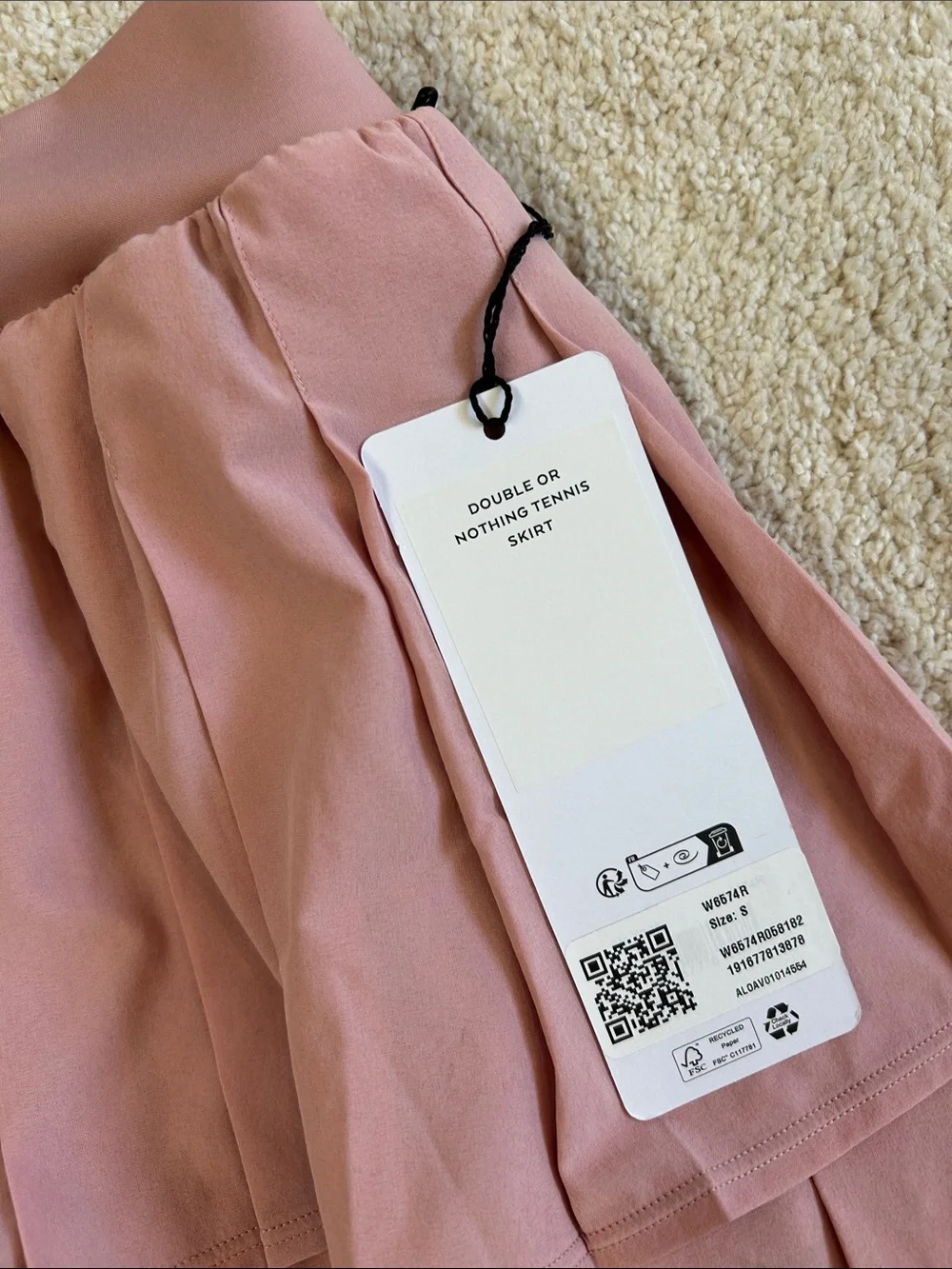 ALO Yoga Double Or Nothing Tennis Skirt-NWT!!